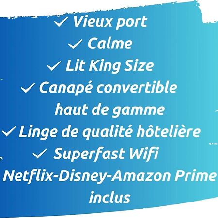 马赛Sud Passion - Fada Vieux Port - Calme - Linge De Qualite - Lit King Size - Fibre公寓 外观 照片