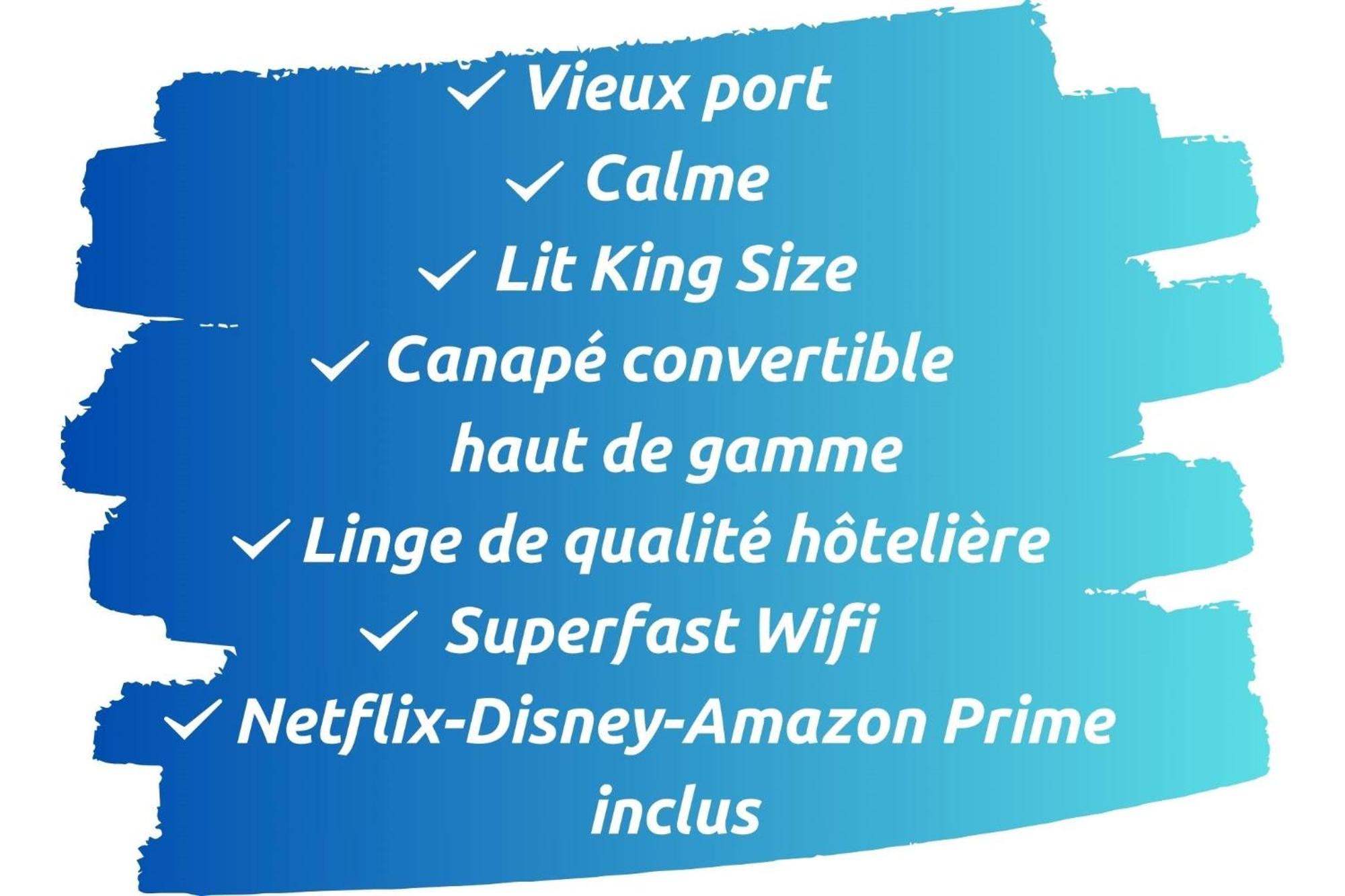 马赛Sud Passion - Fada Vieux Port - Calme - Linge De Qualite - Lit King Size - Fibre公寓 外观 照片